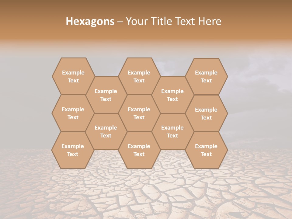 Ground Nature Drought PowerPoint Template