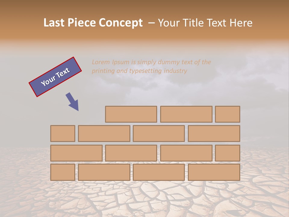 Ground Nature Drought PowerPoint Template