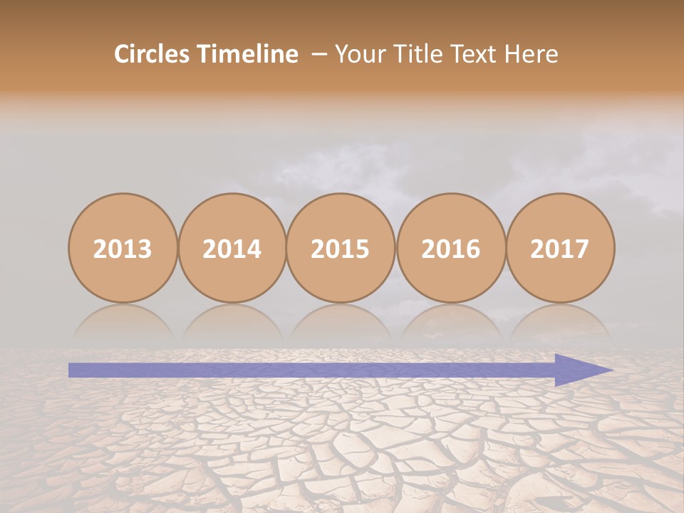 Ground Nature Drought PowerPoint Template