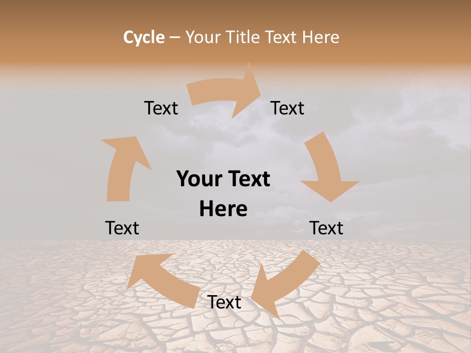 Ground Nature Drought PowerPoint Template
