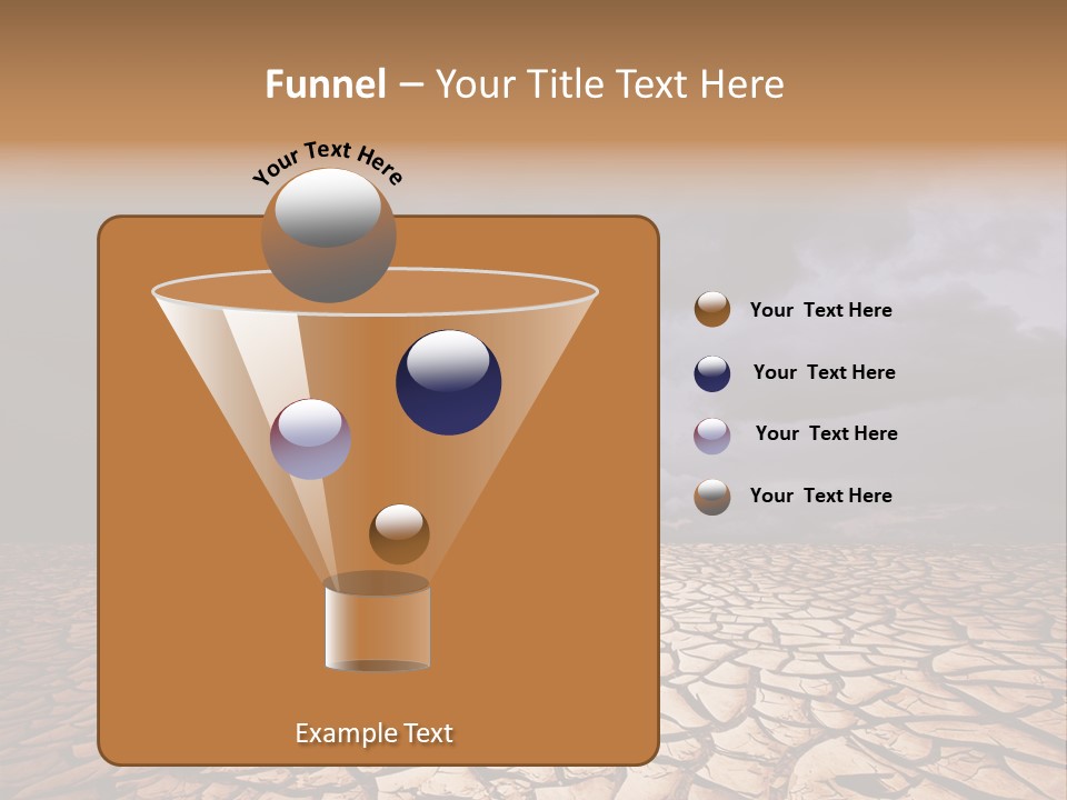 Ground Nature Drought PowerPoint Template