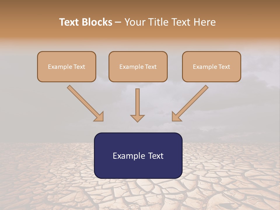 Ground Nature Drought PowerPoint Template
