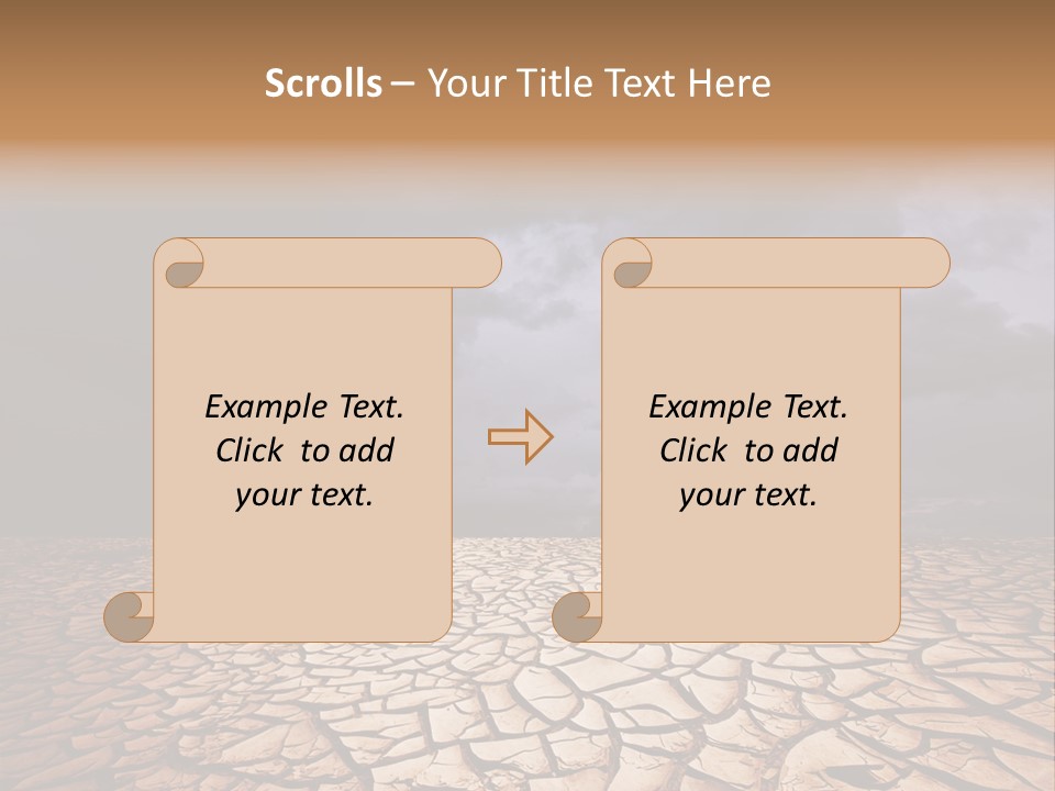 Ground Nature Drought PowerPoint Template