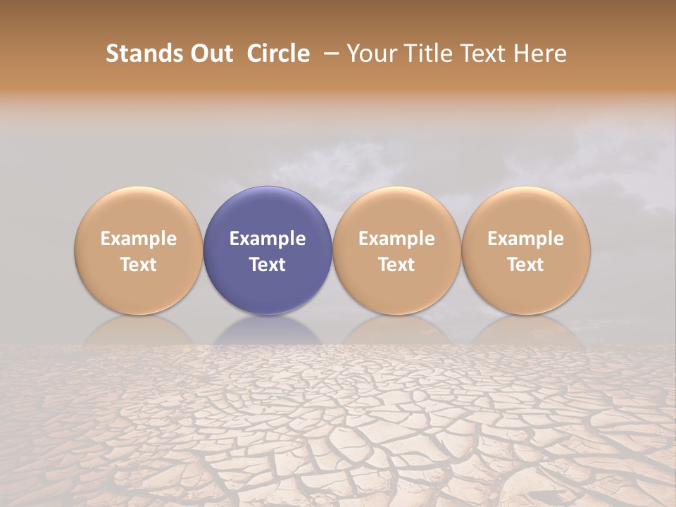 Ground Nature Drought PowerPoint Template