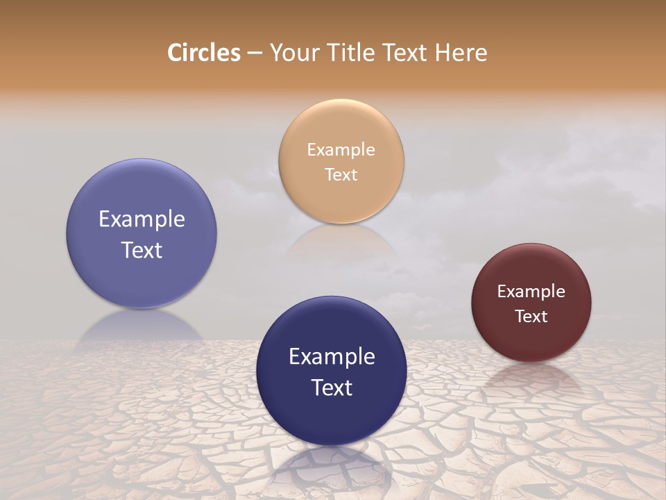 Ground Nature Drought PowerPoint Template