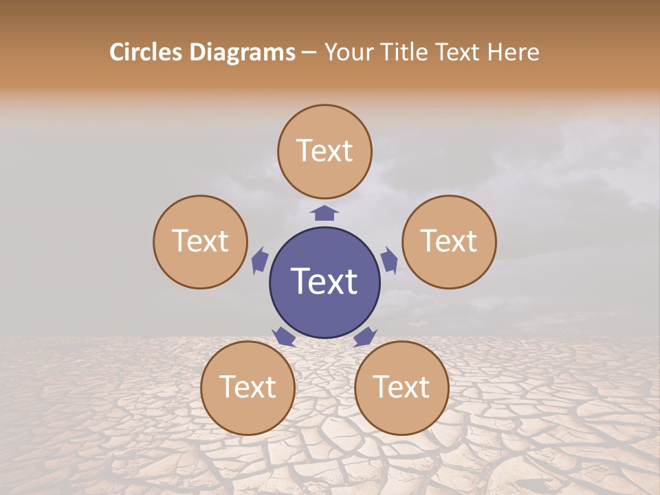 Ground Nature Drought PowerPoint Template