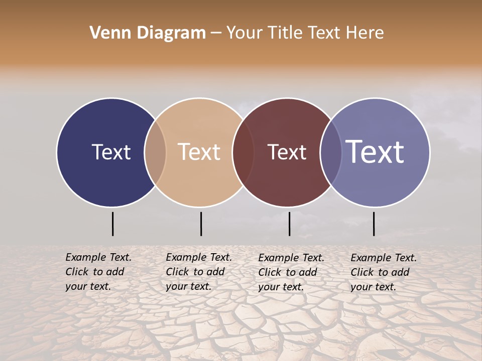 Ground Nature Drought PowerPoint Template