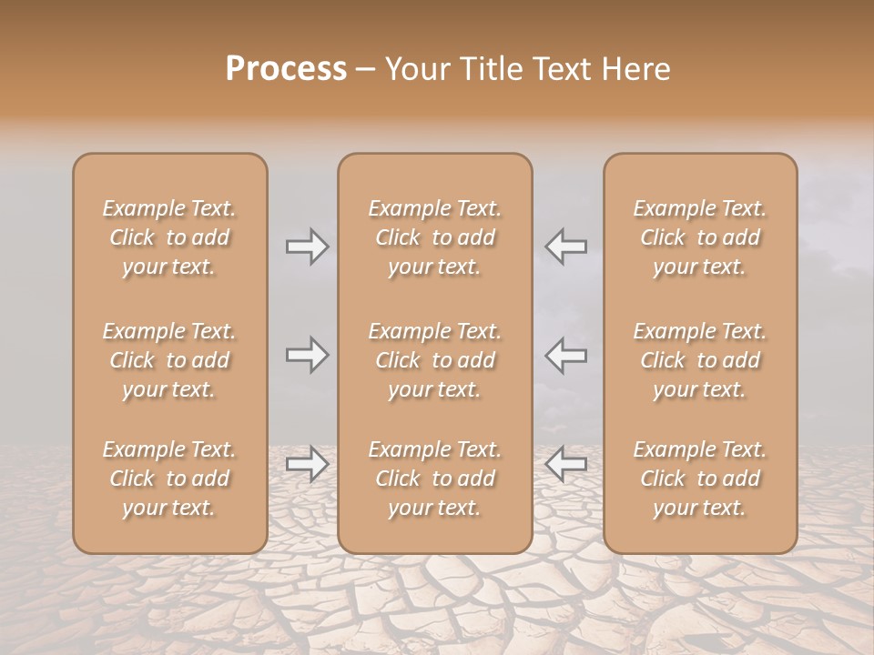 Ground Nature Drought PowerPoint Template
