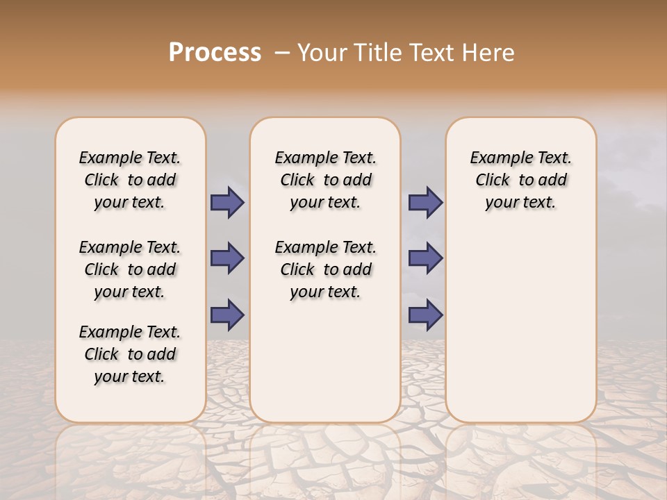 Ground Nature Drought PowerPoint Template