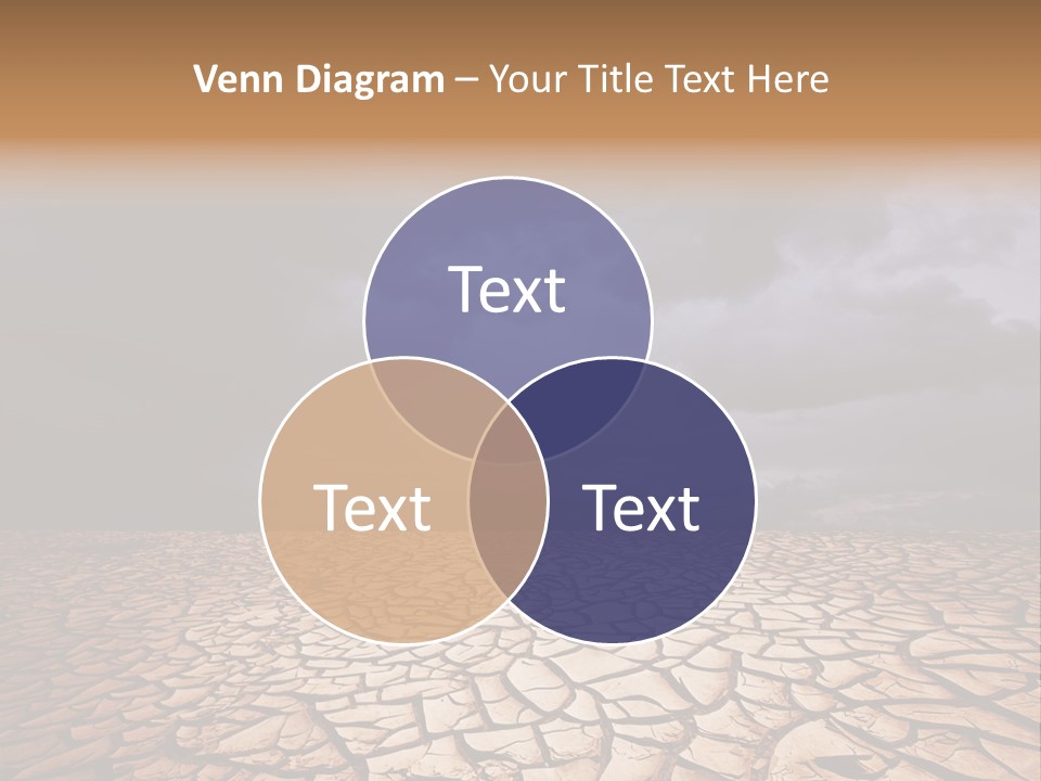Ground Nature Drought PowerPoint Template