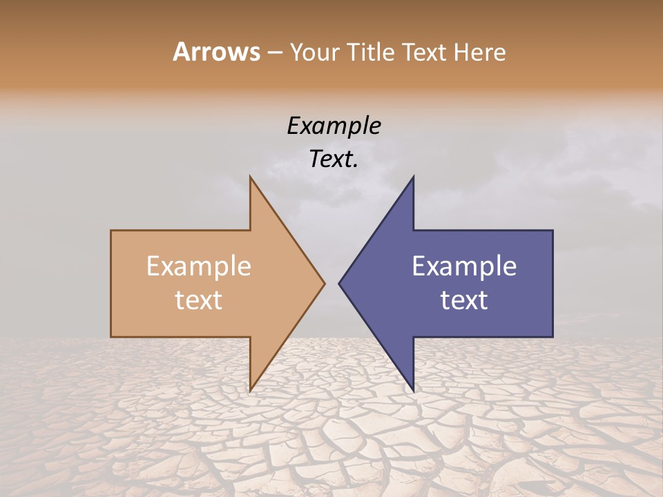 Ground Nature Drought PowerPoint Template