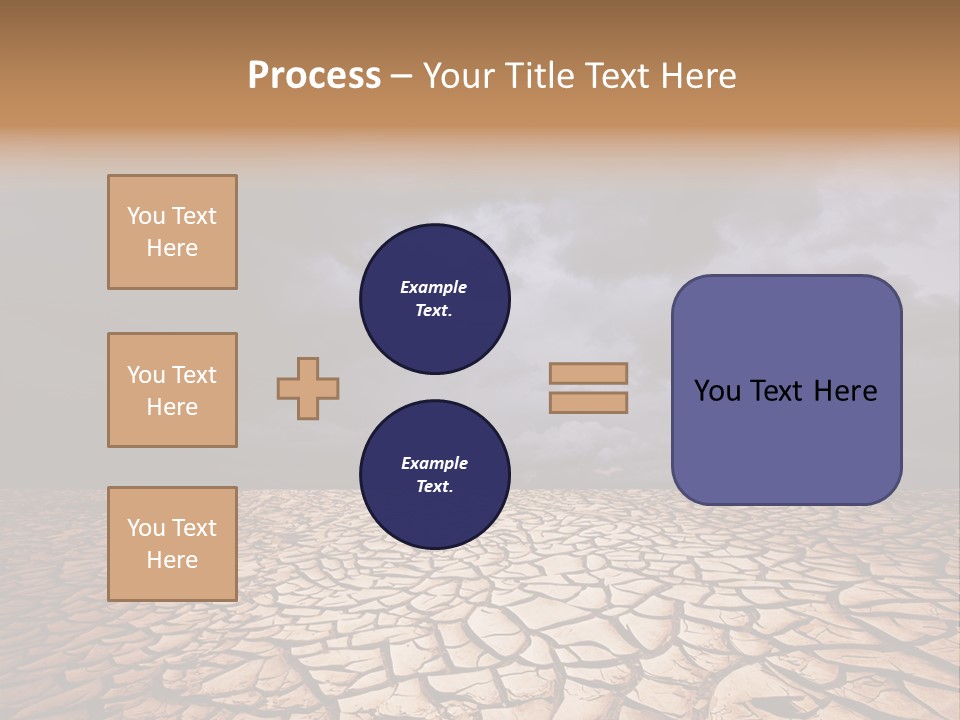 Ground Nature Drought PowerPoint Template