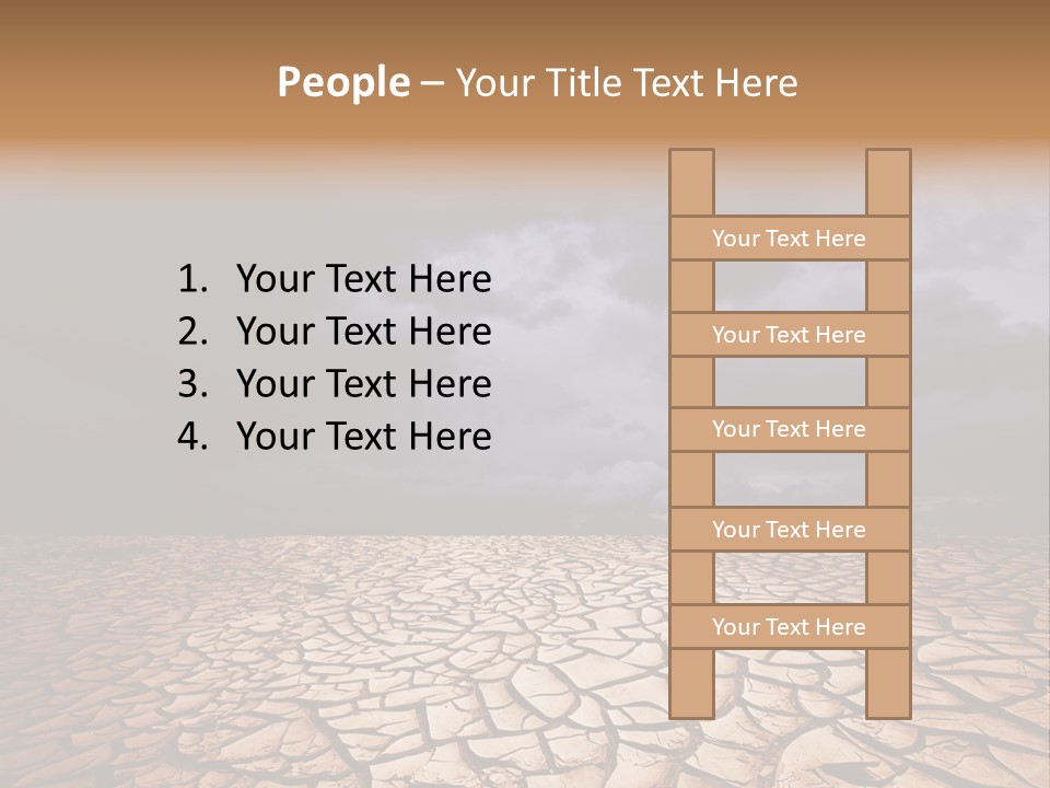 Ground Nature Drought PowerPoint Template