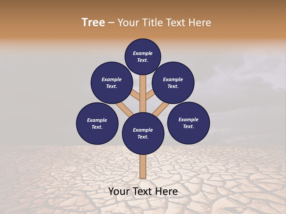 Ground Nature Drought PowerPoint Template