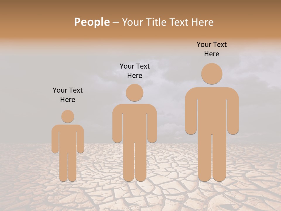 Ground Nature Drought PowerPoint Template