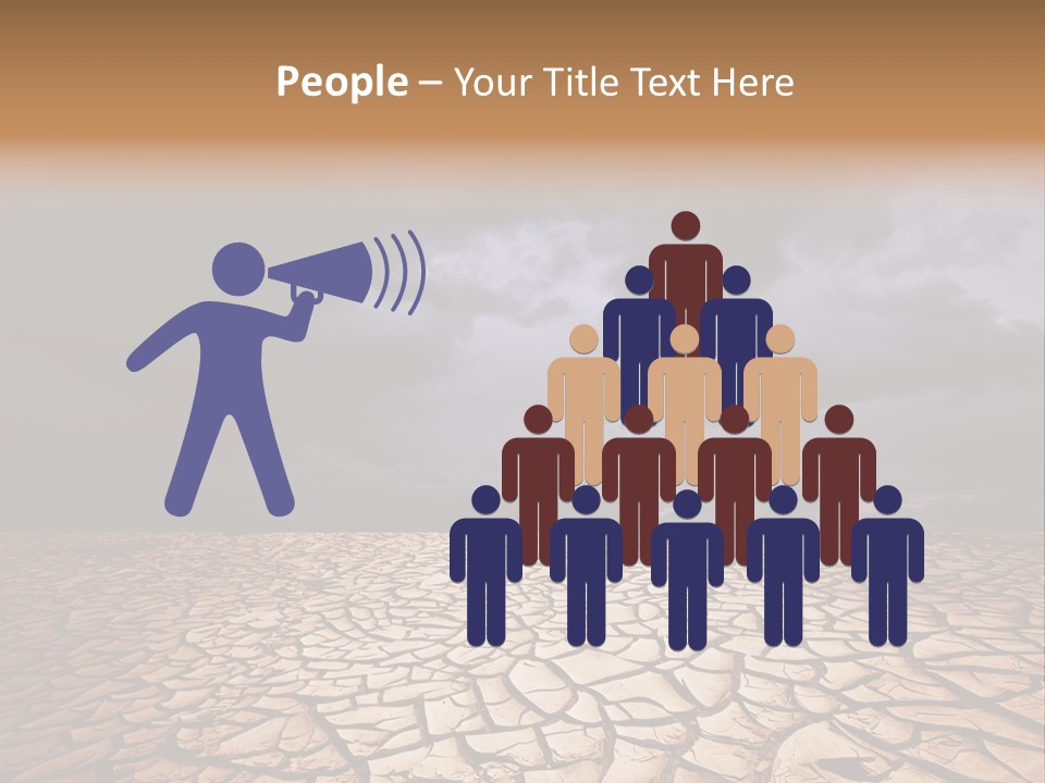 Ground Nature Drought PowerPoint Template