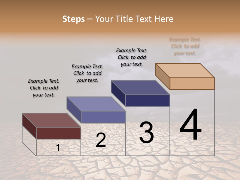 Ground Nature Drought PowerPoint Template