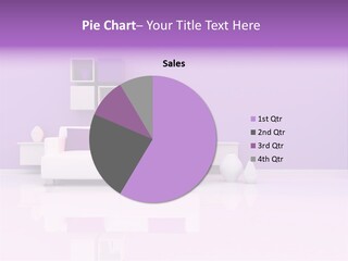 Purple And White Interior PowerPoint Template