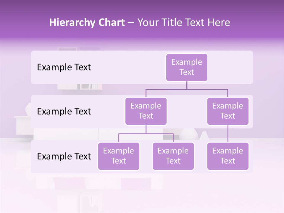 Purple And White Interior PowerPoint Template