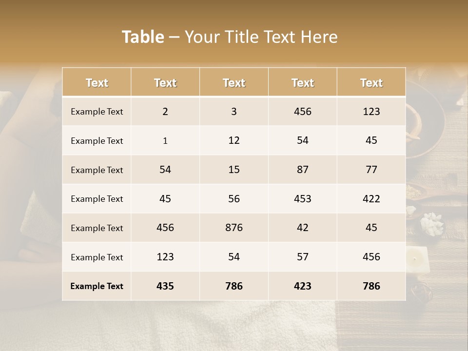 Bath Hot Home PowerPoint Template