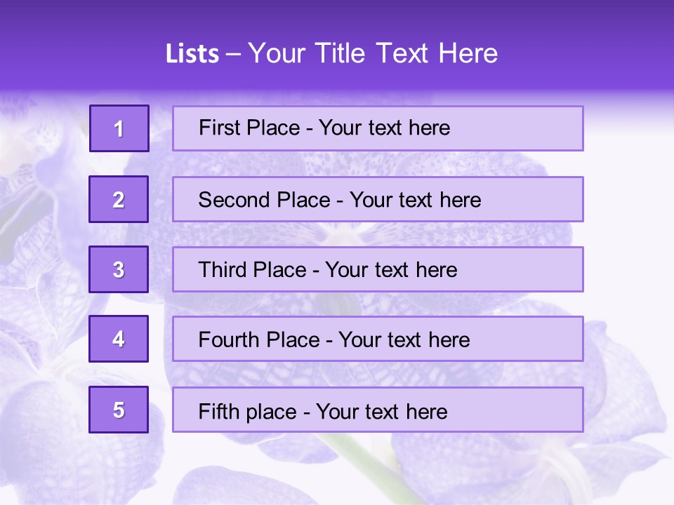 Beautiful Flowers Hd PowerPoint Template