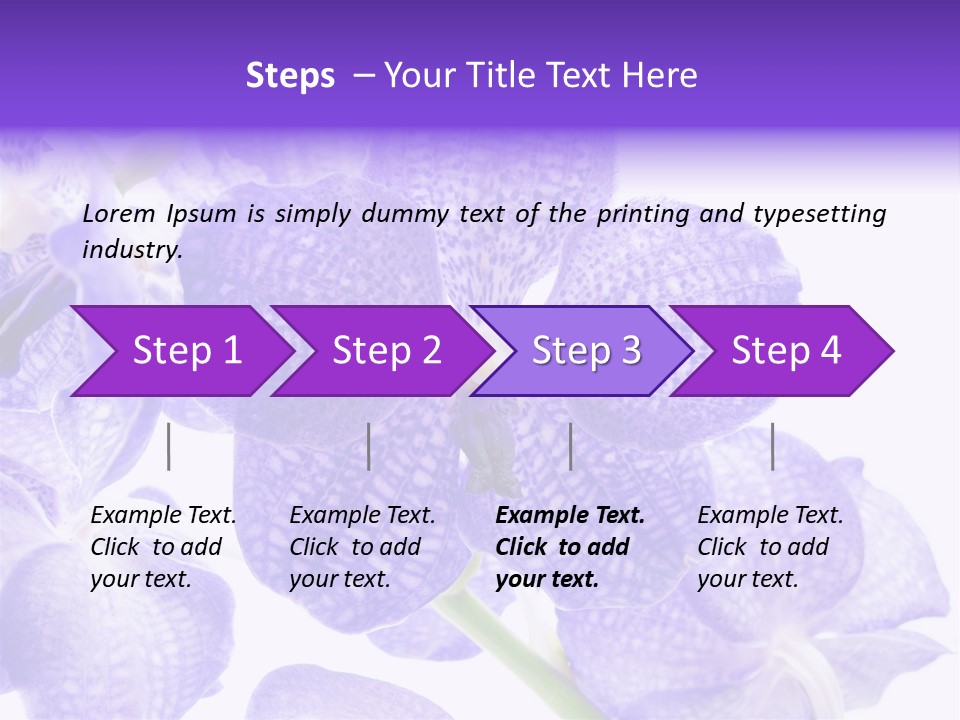 Beautiful Flowers Hd PowerPoint Template