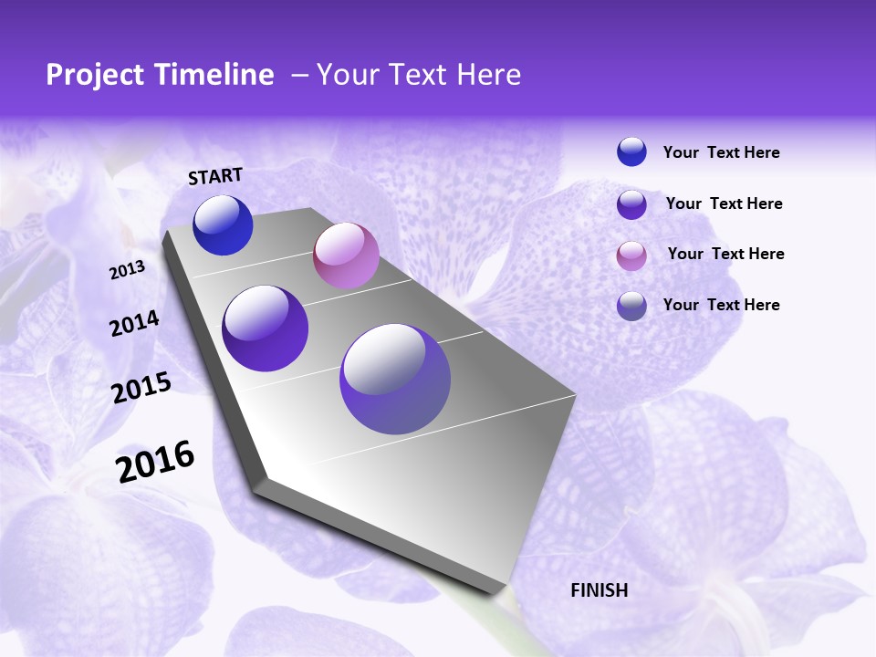 Beautiful Flowers Hd PowerPoint Template