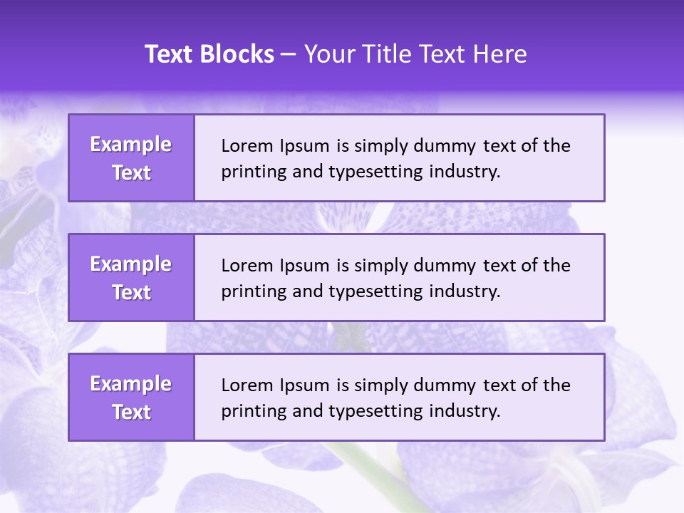 Beautiful Flowers Hd PowerPoint Template