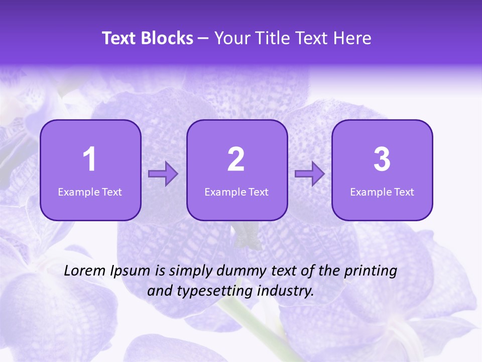 Beautiful Flowers Hd PowerPoint Template