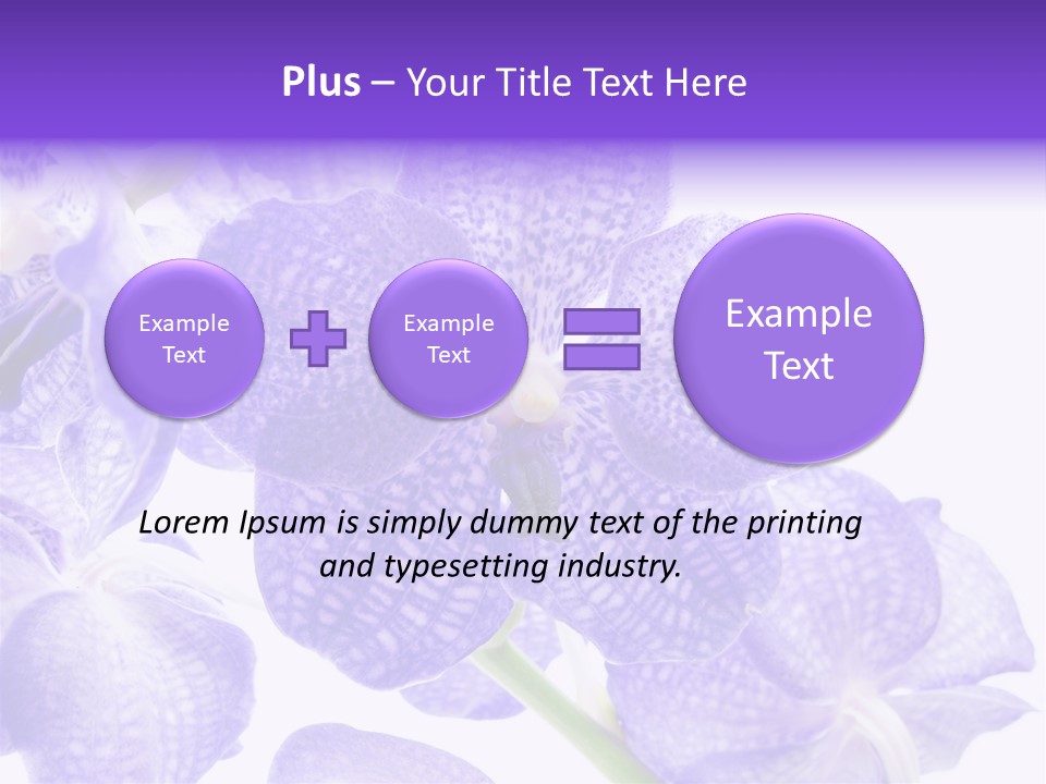 Beautiful Flowers Hd PowerPoint Template