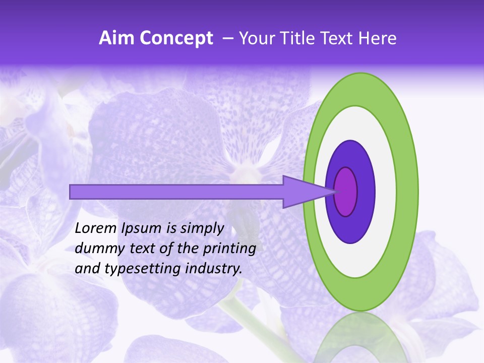 Beautiful Flowers Hd PowerPoint Template