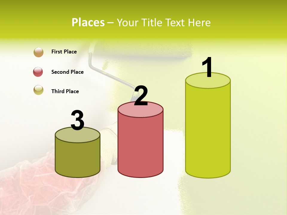 Paint Wall Roller PowerPoint Template