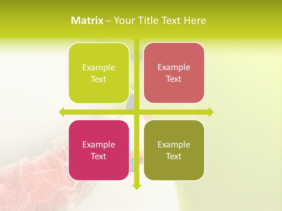 Paint Wall Roller PowerPoint Template