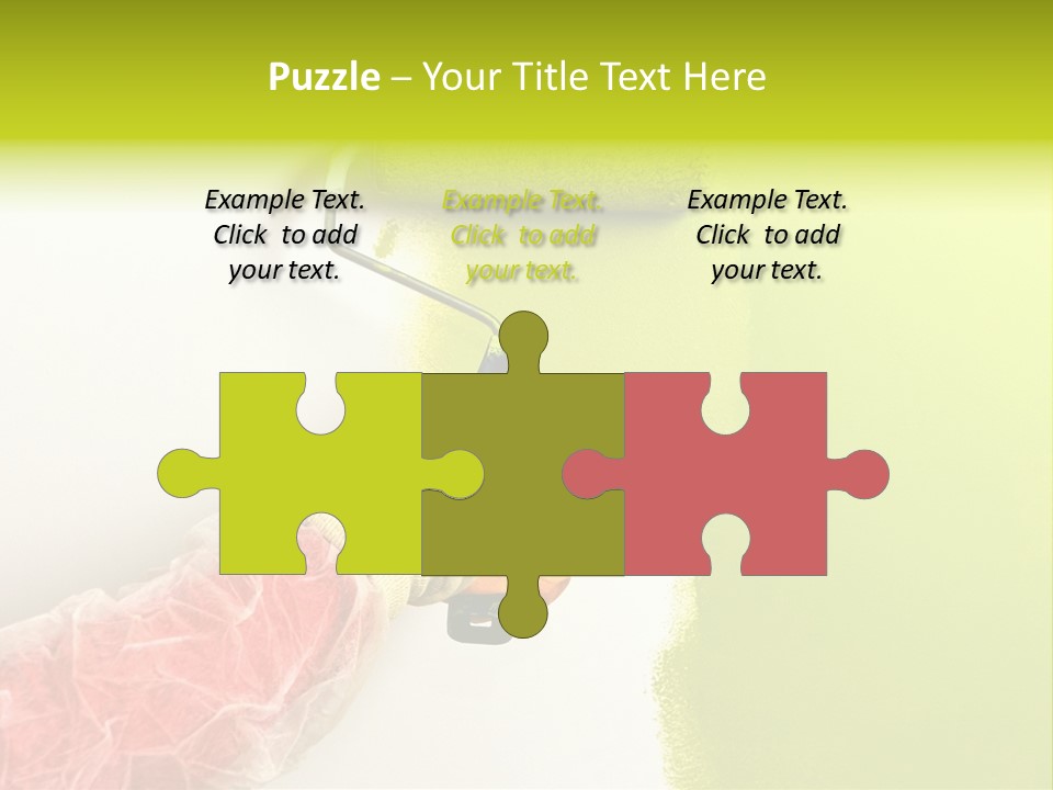 Paint Wall Roller PowerPoint Template