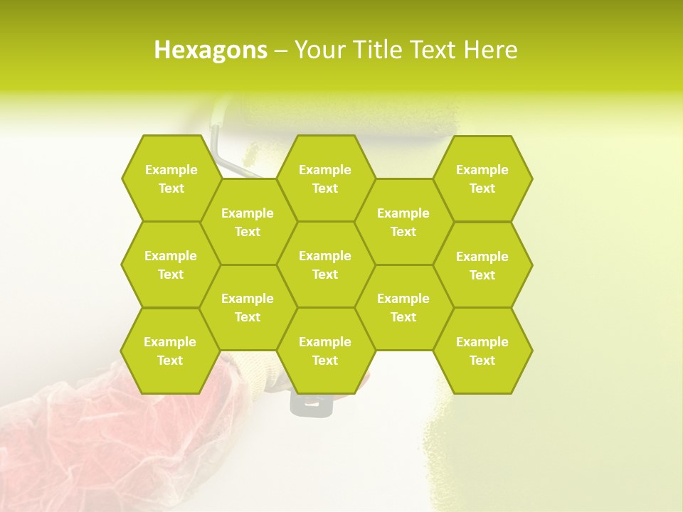 Paint Wall Roller PowerPoint Template