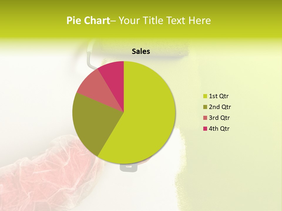 Paint Wall Roller PowerPoint Template