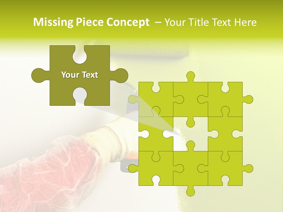 Paint Wall Roller PowerPoint Template