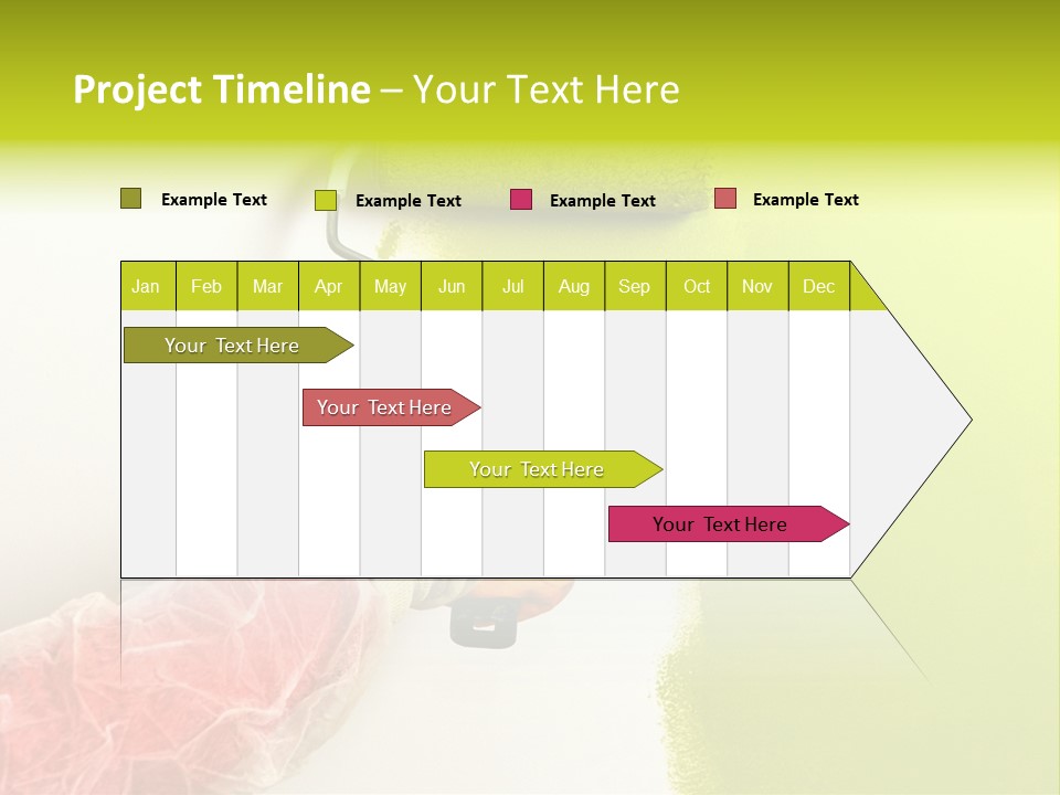 Paint Wall Roller PowerPoint Template