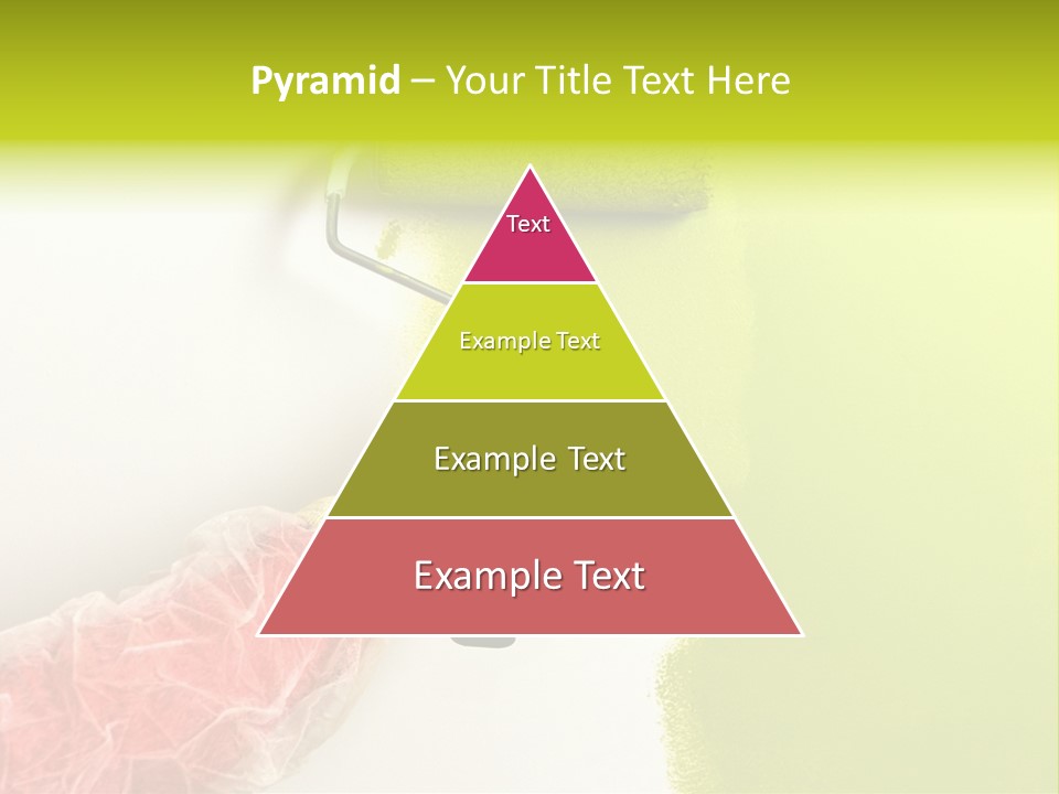 Paint Wall Roller PowerPoint Template