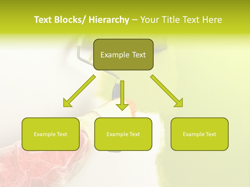 Paint Wall Roller PowerPoint Template
