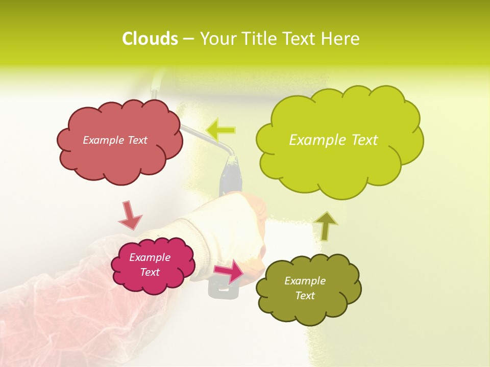 Paint Wall Roller PowerPoint Template