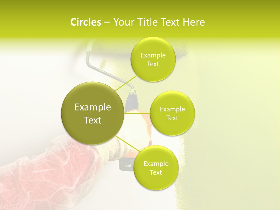 Paint Wall Roller PowerPoint Template