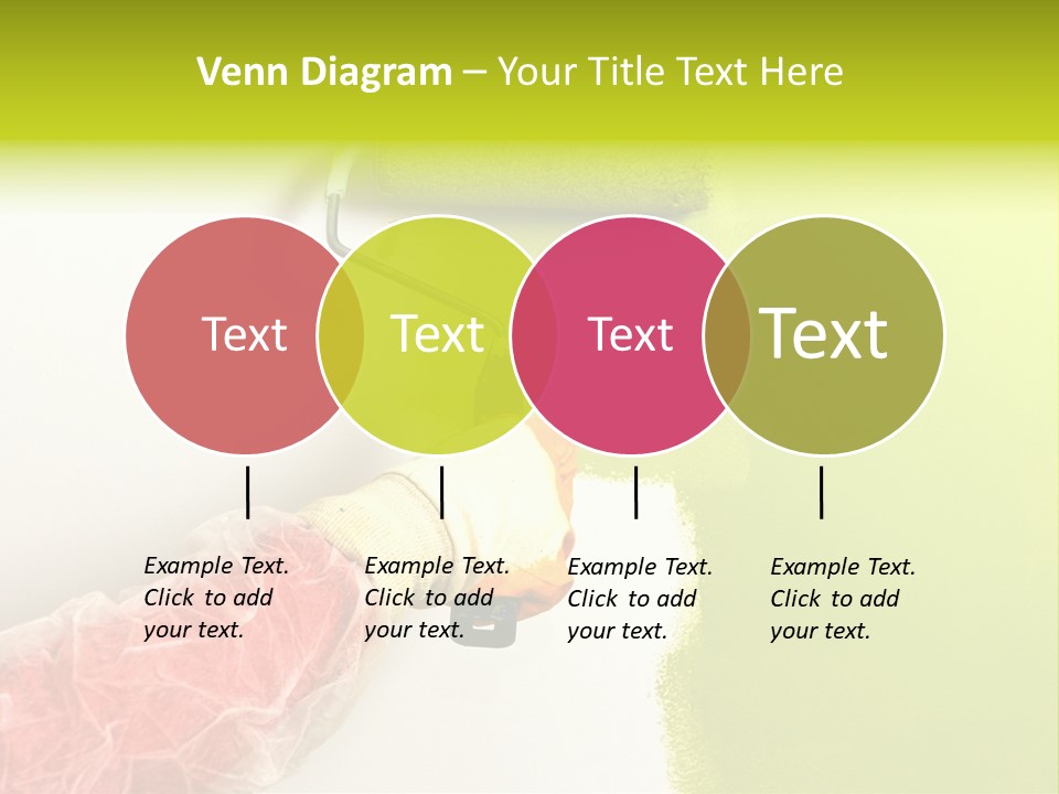 Paint Wall Roller PowerPoint Template