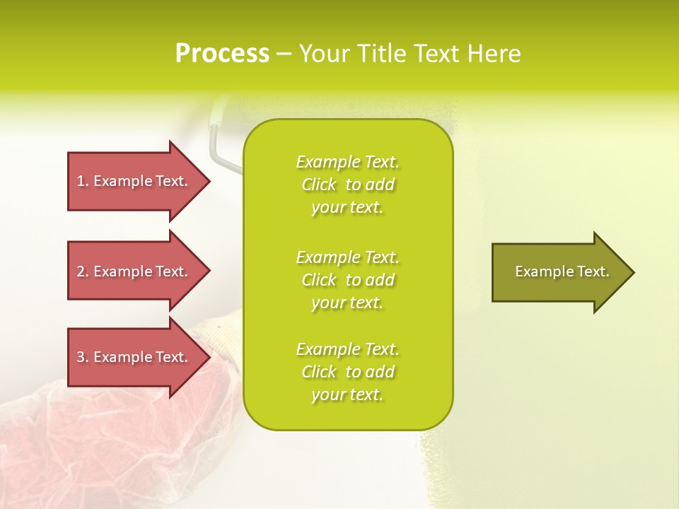 Paint Wall Roller PowerPoint Template