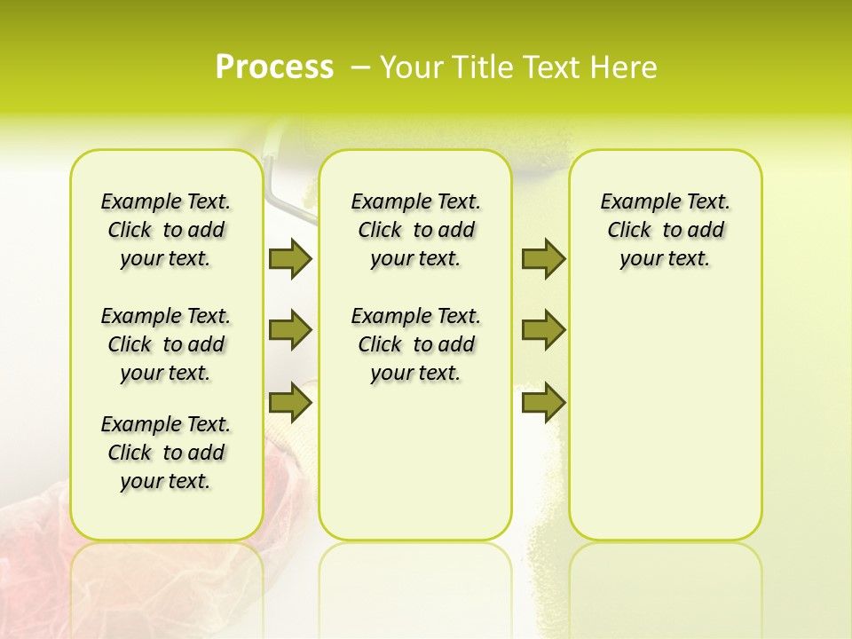 Paint Wall Roller PowerPoint Template