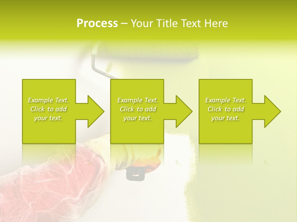 Paint Wall Roller PowerPoint Template