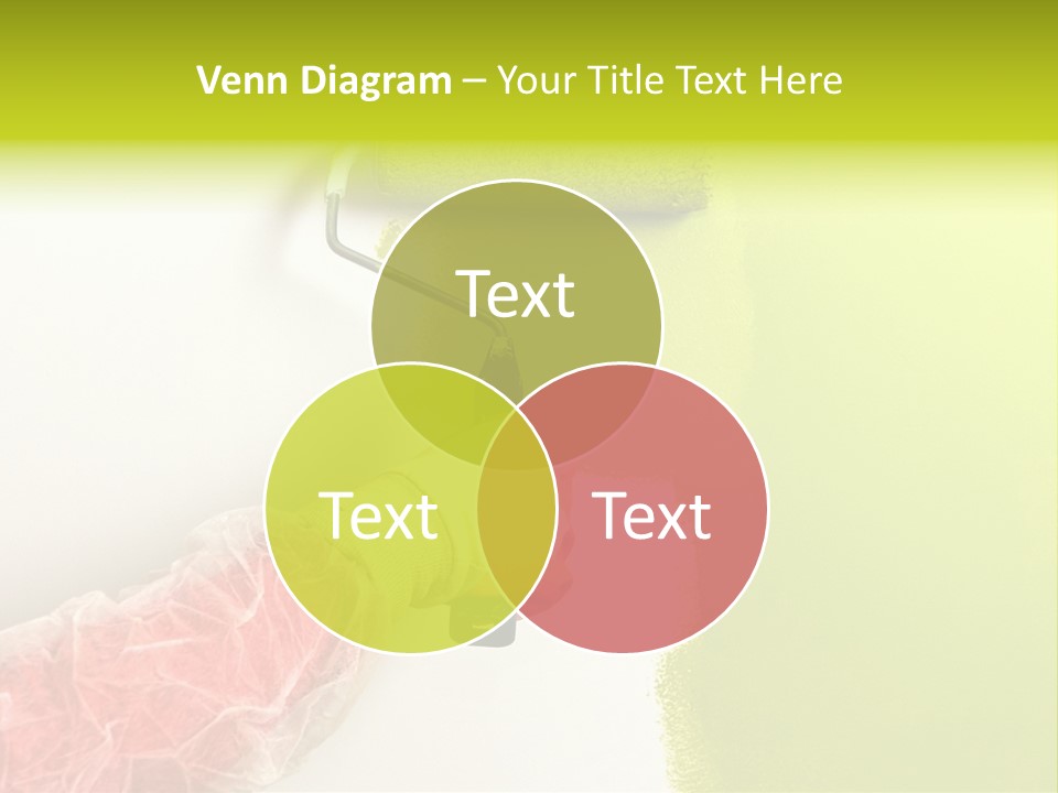 Paint Wall Roller PowerPoint Template