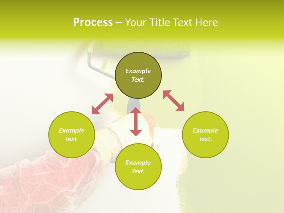 Paint Wall Roller PowerPoint Template