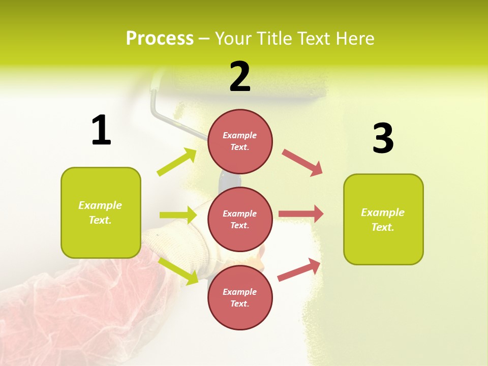 Paint Wall Roller PowerPoint Template