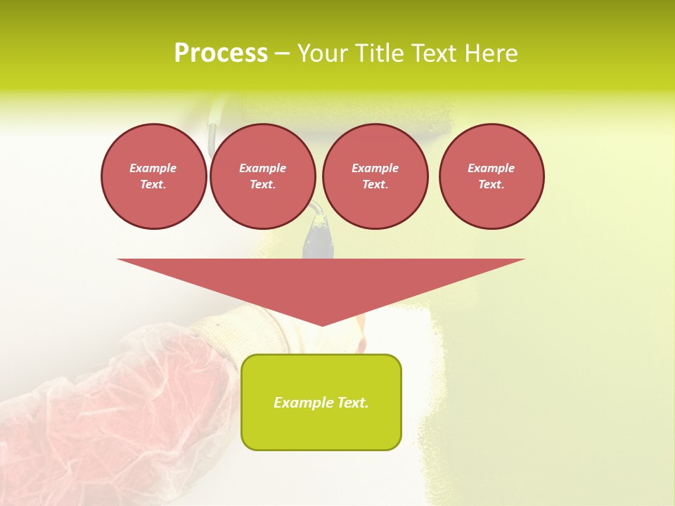 Paint Wall Roller PowerPoint Template